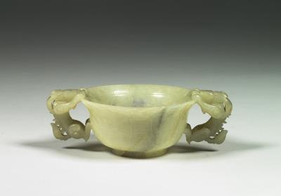 图片[2]-Jade incense burner with dragon-shaped handles and carved “shou (longevity)” character (with wood lid topped with a jade finial), Ming dynasty (1368-1644)-China Archive